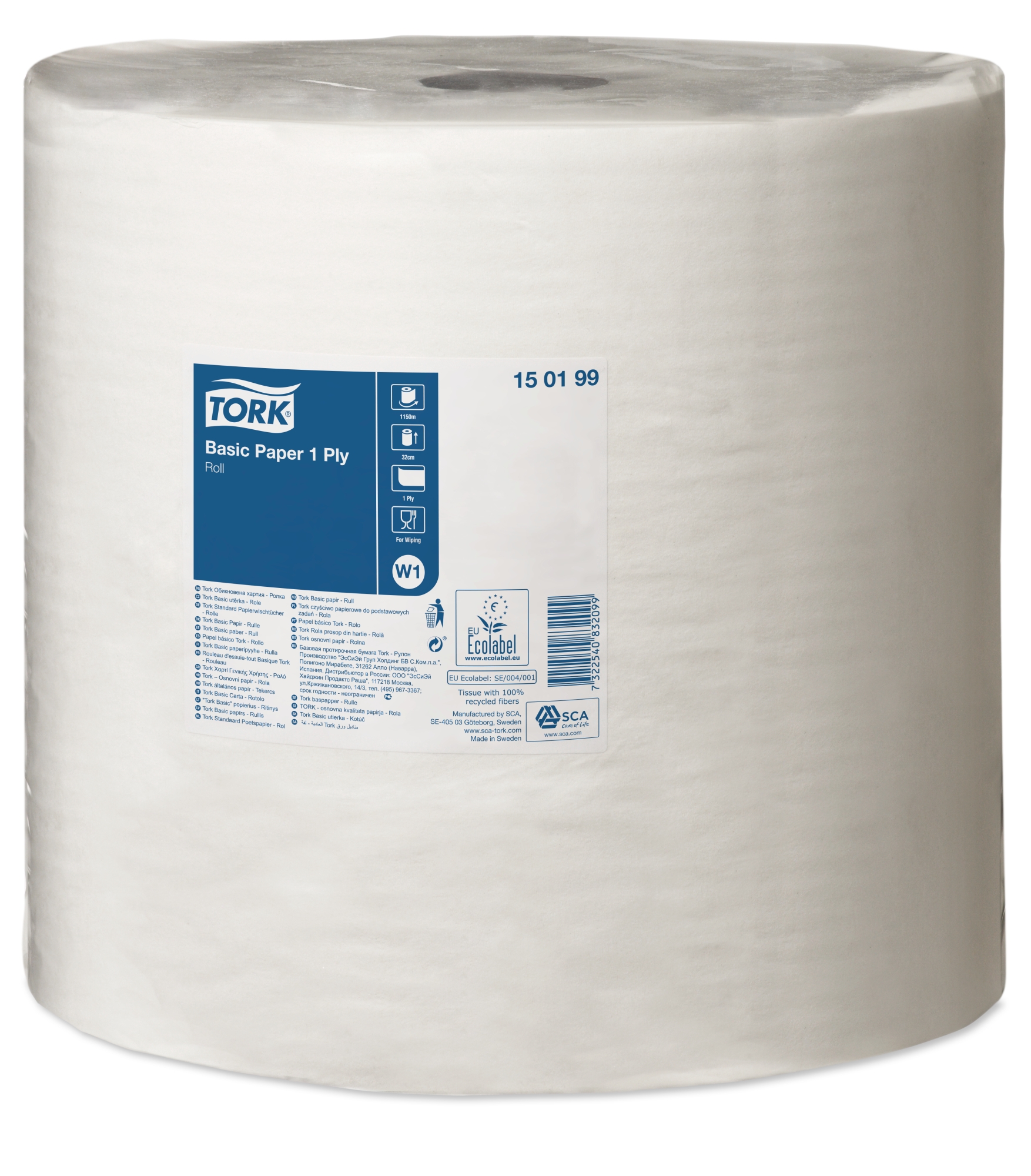 Tork Basic Papir hvit