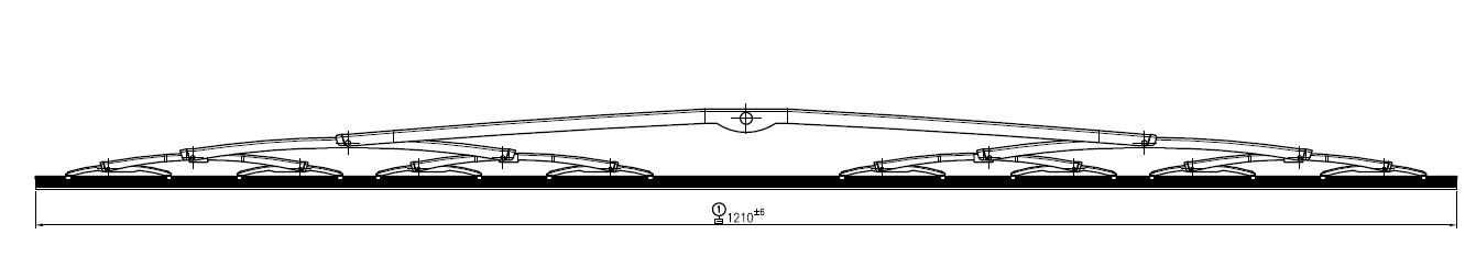 Vindusvisker 1100 mm
