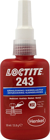 Loctite 243 50ml Gjengesikring
